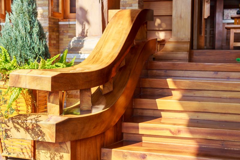 Curved Staircase Installation in Conroe, TX