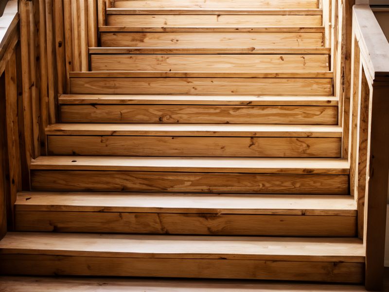 Wood Stair Railing Repair in Wilmington, NC
